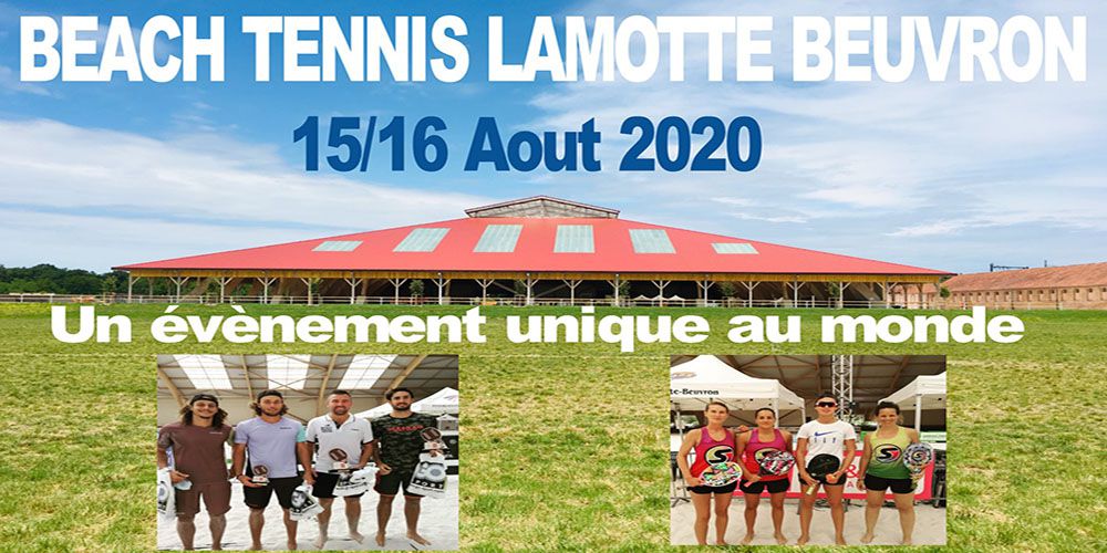 TOURNOI BT 1000 LAMOTTE BEUVRON 15/16 Aout 2020