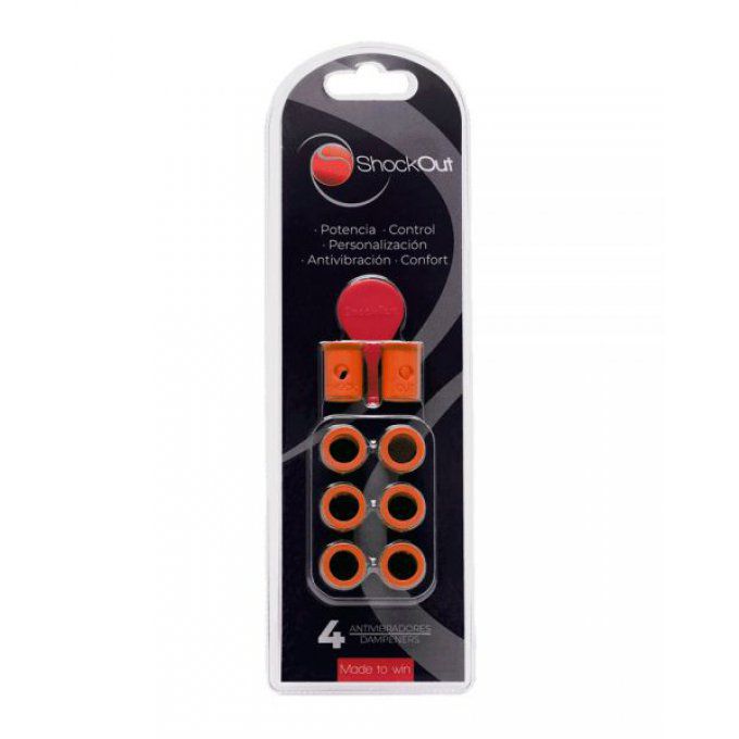 Anti vibrateurs Padel SHOCKOUT Orange