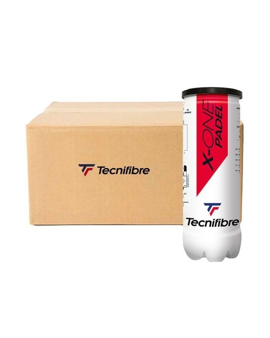 Carton de 24 tubes de 3 balles de Padel TECNIFIBRE X ONE