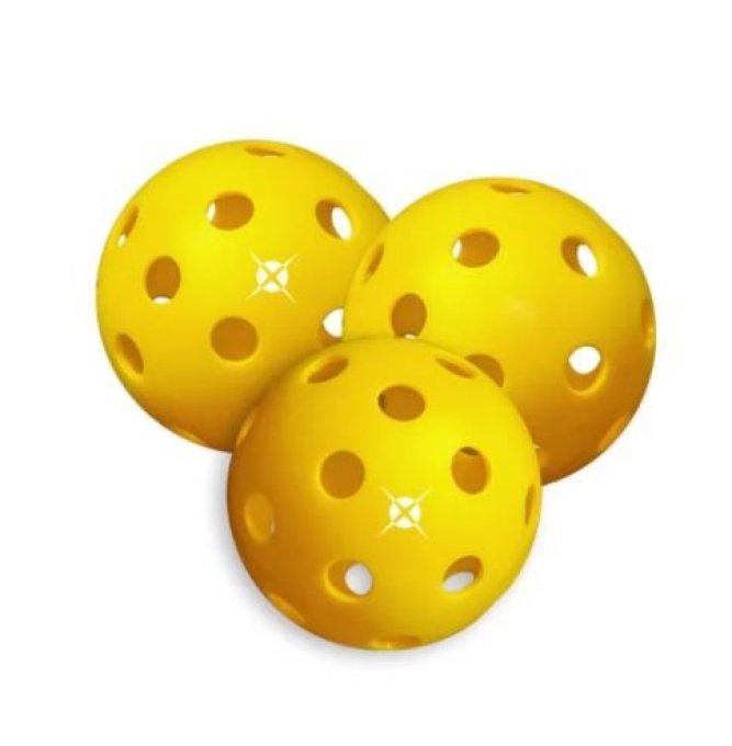 BALLES DE PICKLEBAL HEROE'S x 3 40 trous