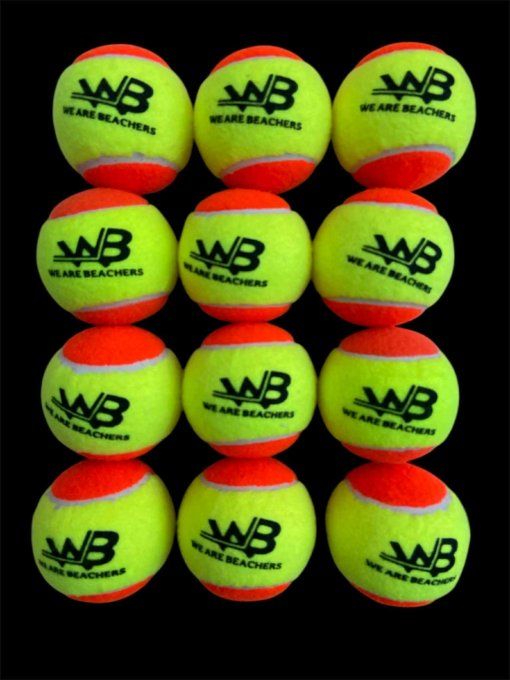 Balle de beach tennis STAGE 2 WAB x 12