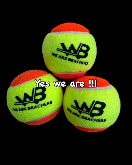 Balle de beach tennis WAB x 3