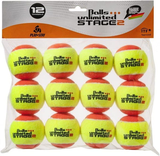 Balle de beach tennis STAGE 2 UNLIMITED x 12