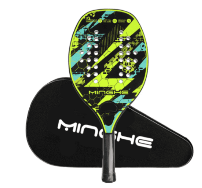 Raquette de BEACH TENNIS MINGHE FLASH GREEN