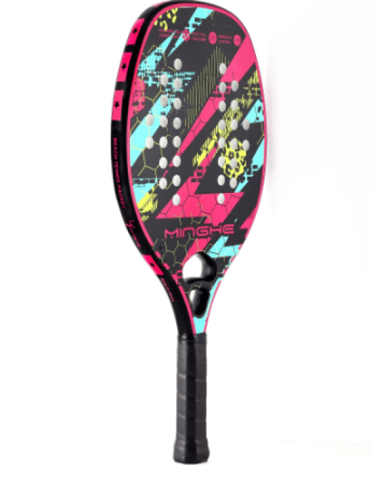 Raquette de BEACH TENNIS MINGHE FLASH PINK 2022