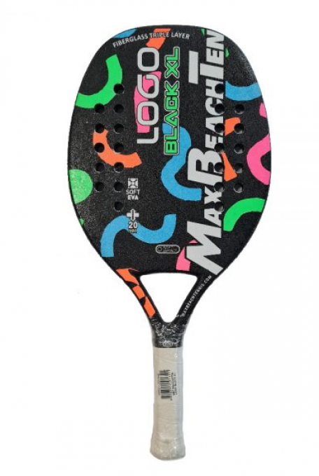 Raquette de Beach tennis MBT LOGO BLACK XL 2021