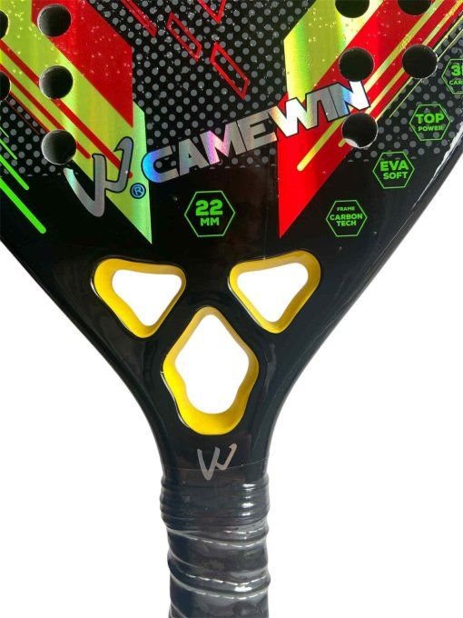 Raquette de BEACH TENNIS CAMEWIN SUNWAVE YELLOW