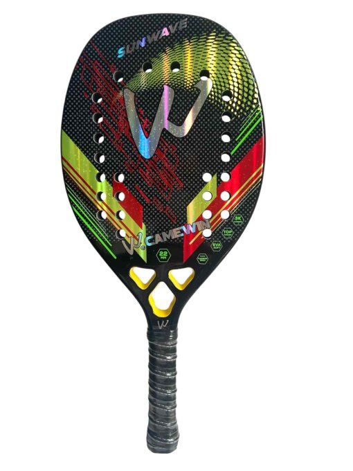Raquette de BEACH TENNIS CAMEWIN SUNWAVE YELLOW