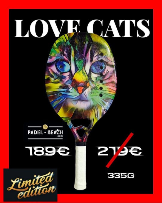 Raquette de Beach tennis BTF LOVE CATS 2023