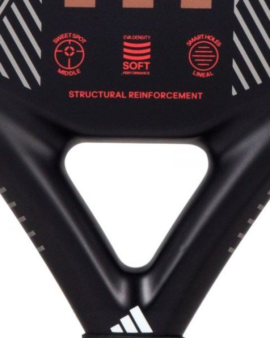 Raquette de Padel ADIDAS MATCH 3.3 BLACK - RED 2024