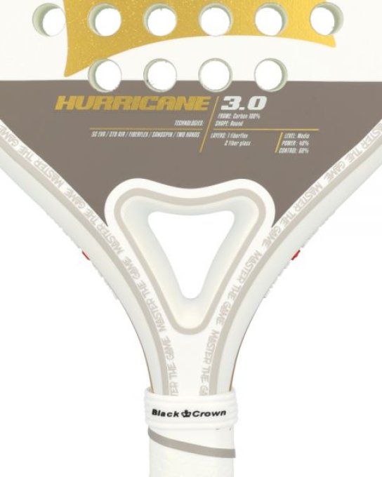 Raquette de Padel BLACK CROWN HURRICANE 3.0