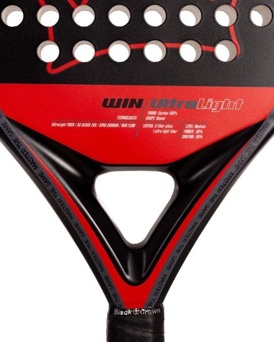 Raquette de Padel BLACK CROWN WIN ULTRALIGHT 2025