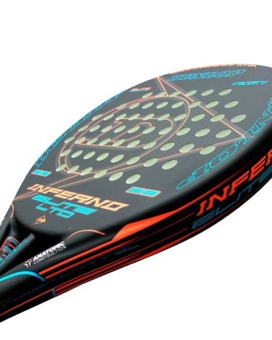 Raquette de Padel DUNLOP INFERNO ELITE LT G1 BLEU ORANGE