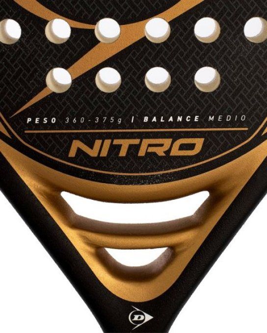 Raquette de PADEL DUNLOP NITRO GOLD NH
