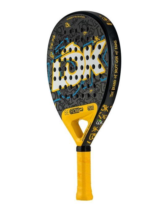 Raquette de Padel LOK BE FLOW YELLOW GEN 2