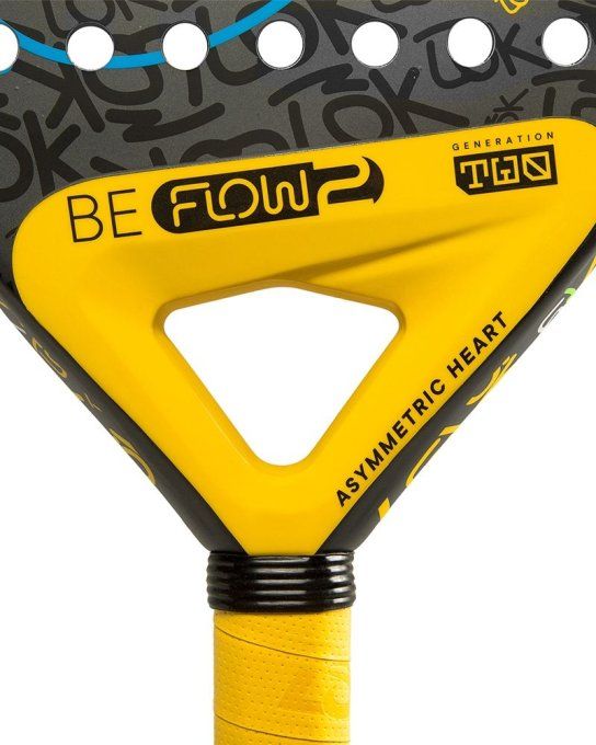 Raquette de Padel LOK BE FLOW YELLOW GEN 2