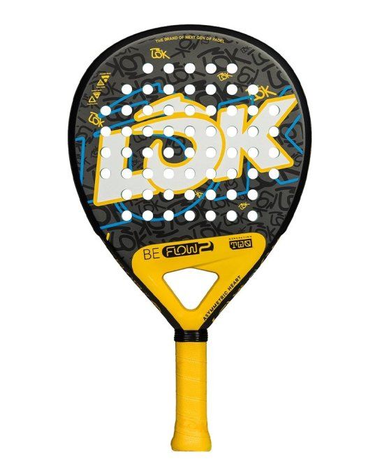 Raquette de Padel LOK BE FLOW YELLOW GEN 2