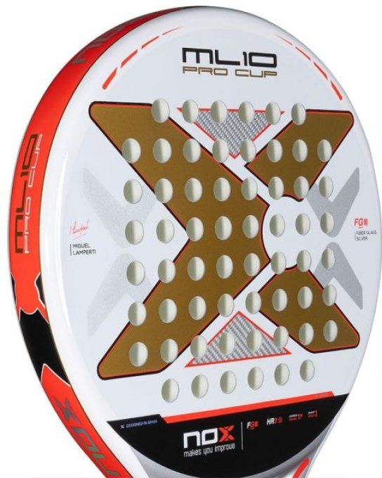 Raquette de Padel NOX ML 10 PRO CUP COORP 2025 BY MIGUEL LAMPERTI