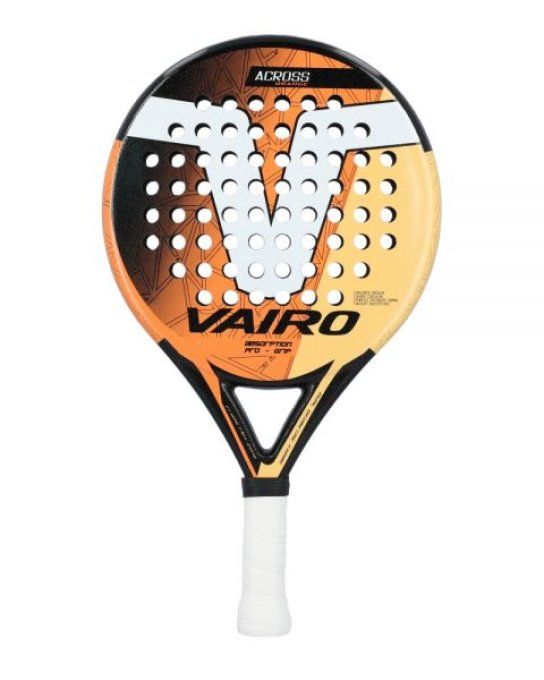 Raquette de PADEL VAIRO ACROSS ORANGE SAND FINISH
