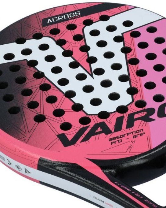 Raquette de PADEL VAIRO ACROSS PINK FINISH