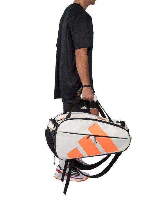 Sac de Beach Tennis et  Padel ADIDAS MULTIGAME WHITE ORANGE