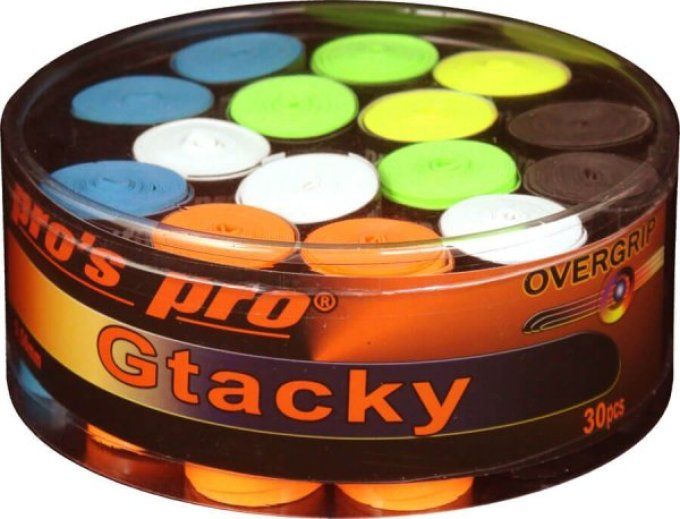 Boîte de SURGRIPS PRO'S PRO Gtacky x 30 MULTICOLORS 