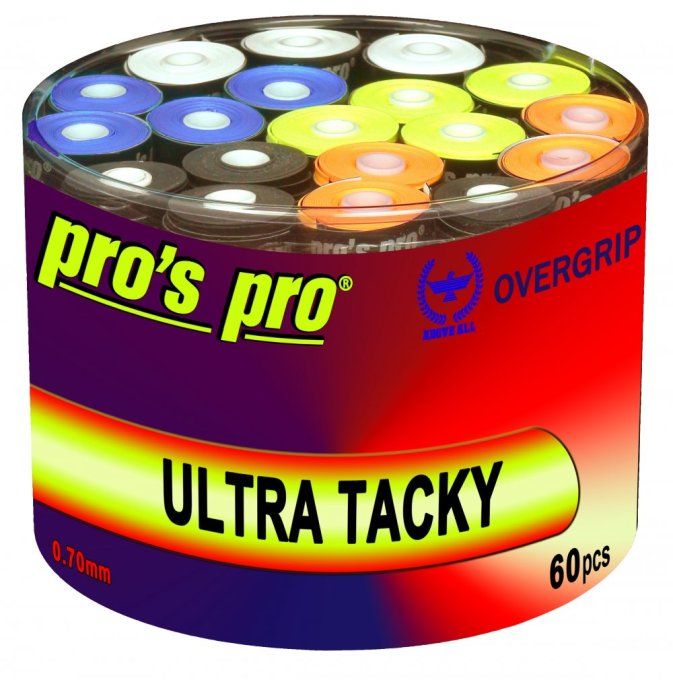 Boîte de SURGRIPS PRO'S PRO ULTRA TACKY x 60 MULTICOLORS  